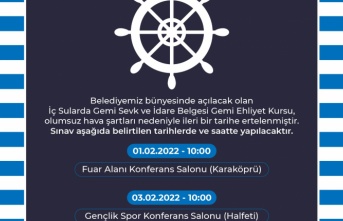 Gemi ehliyet sınav tarihi açıklandı