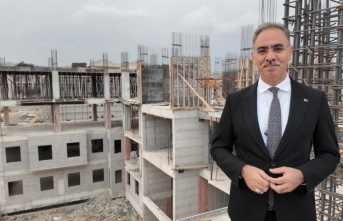Eyyübiye’de hizmet binası yükseliyor