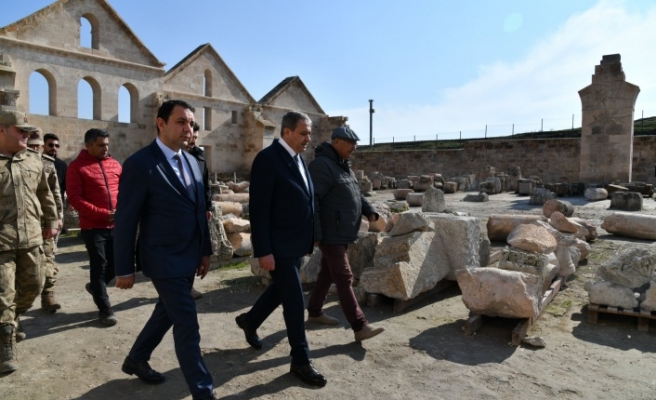 VALİ ŞILDAK, TARİHİ İLÇE HARRAN'DA İNCELEME YAPTI