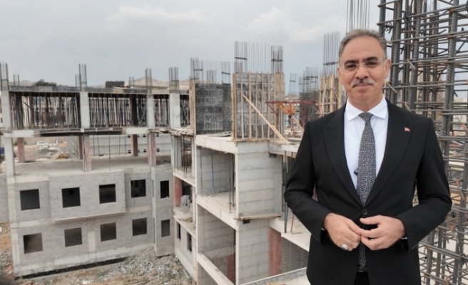 Eyyübiye’de hizmet binası yükseliyor