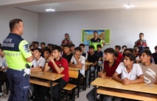 Çocuklara trafik eğitimi verildi
