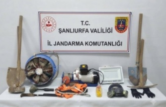 Şanlıurfa’da evde define arayan şüphelilere operasyon