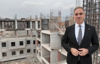 Eyyübiye’de hizmet binası yükseliyor
