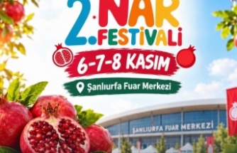 Karaköprü’de Nar Festivali zamanı