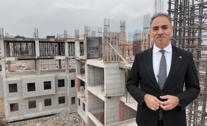 Eyyübiye’de hizmet binası yükseliyor