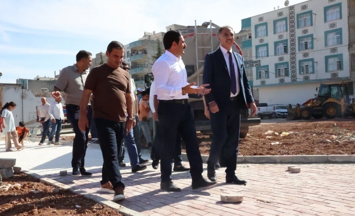 EYYÜBİYE'DE RUHA MAHALLESİ PARKINA KAVUŞUYOR
